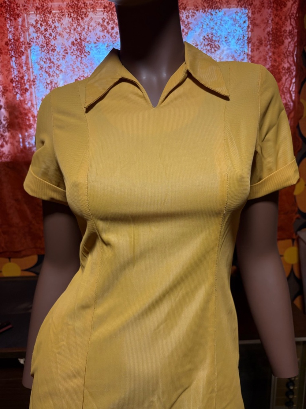 Vintage 1960s/1970s Yellow Sport Dress!